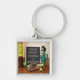 Porte-clés Écran solaire et Margaritas