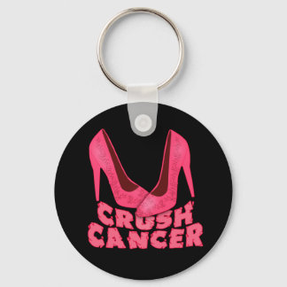 Porte-clés Écraser le cancer avec Stilett