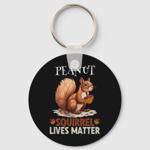 Porte-clés Écureuil d'arachide mignonne Vit Animaux sauvages 