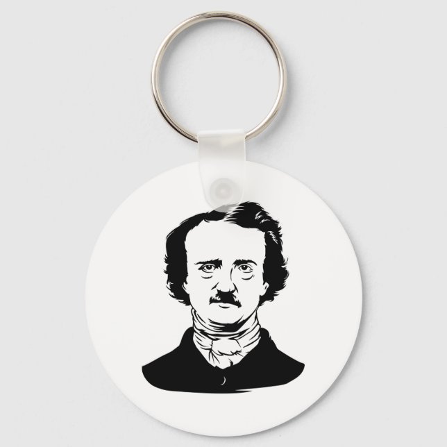 Porte-clés Edgar Allen Poe Raven (Recto)