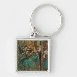 Porte-clés Edgar Degas Danseuses Porte - clé rose et vert