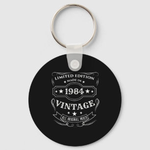 Porte-clés Edition Limitée Fabriquée En 1984 Cadeau Anniversa
