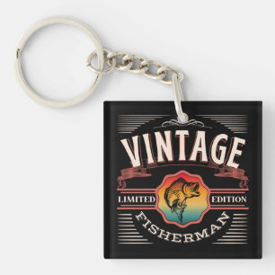 PORTE-CLÉS ÉDITION LIMITÉE PÊCHEUR VINTAGE 