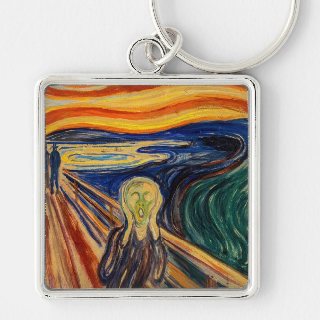 Porte-clés Edvard Munch - Le cri 1910 (Devant)