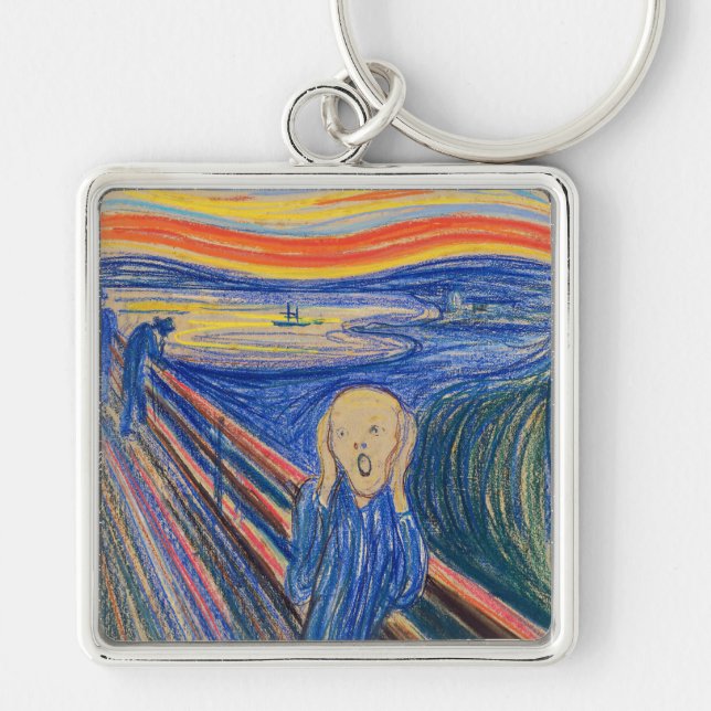 Porte-clés Edvard Munch - The Scream 1895 (Devant)