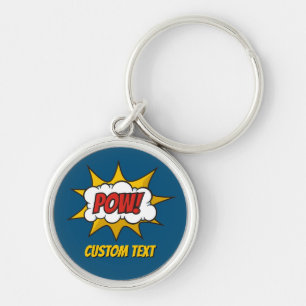 Porte-clés Effet audio comique Pow