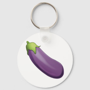 Porte-clés Eggplant - Emoji