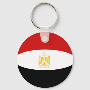 Porte-clés Égypte Porte - clé du drapeau Fisheye