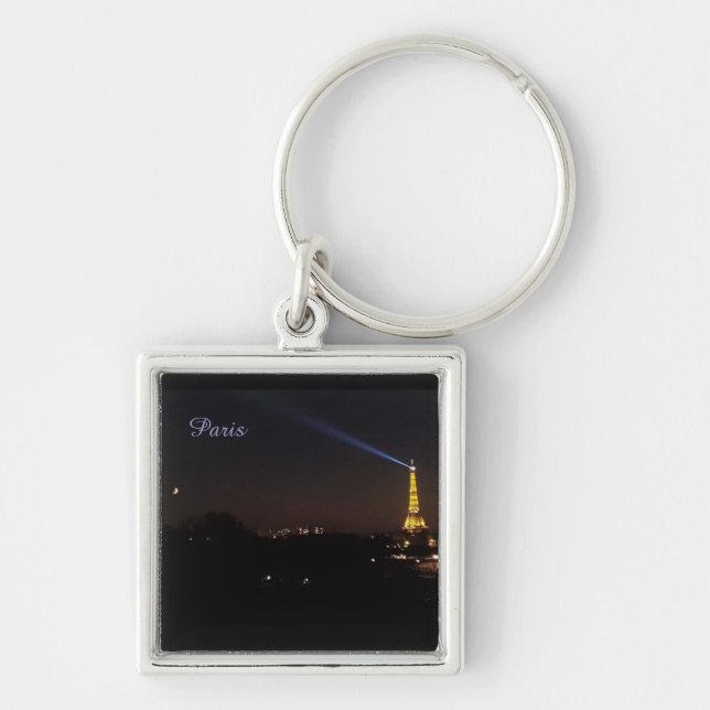 Porte-clés Eiffel Tower at Night Keychain (Devant)