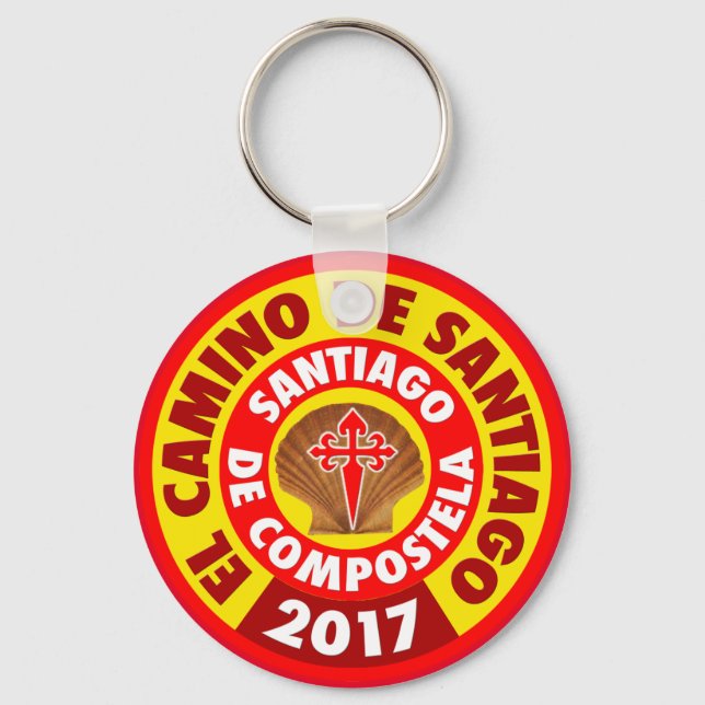 Porte-clés El Camino de Santiago 2017 (Recto)