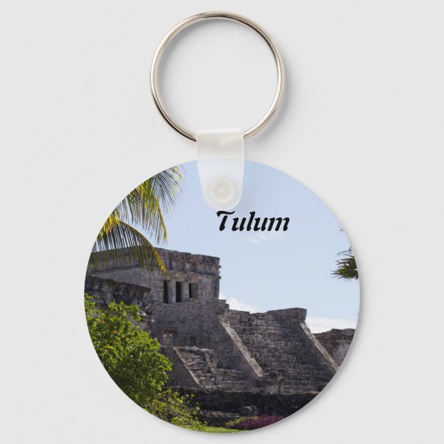 Porte-clés El Castillo de Tulum - ruines mayas (Recto)