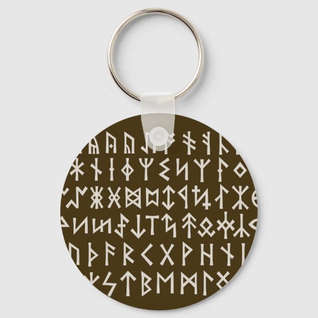 Porte-clés Elder Futhark Runes (Recto)