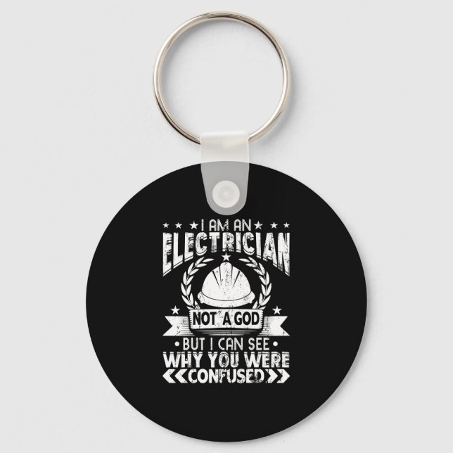 Porte-clés Electrician Funny Gift Idea for Electrical Enginee (Recto)
