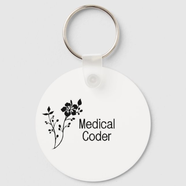Porte-clés Élégance Médicale du codeur (Recto)