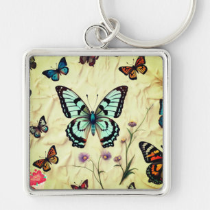 Porte-clés "Élégance Serene Butterfly"