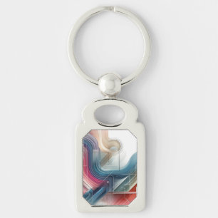 Porte-clés Élégant Porte - clé géométrique