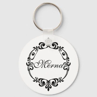 Porte-clés Élégant Porte - clé Monogramme