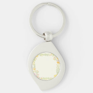 Porte-clés Elégant Porte - clé personnalisable avec aquarelle