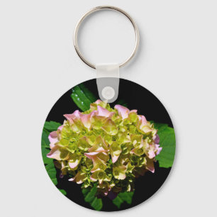 Porte-clés Elégant vert doux vert rose vert vert hydrangée