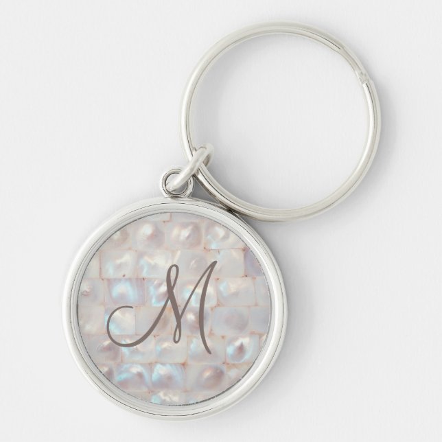 Porte-clés Élégante mère de Pearl Porte - clé monogrammé (Devant)