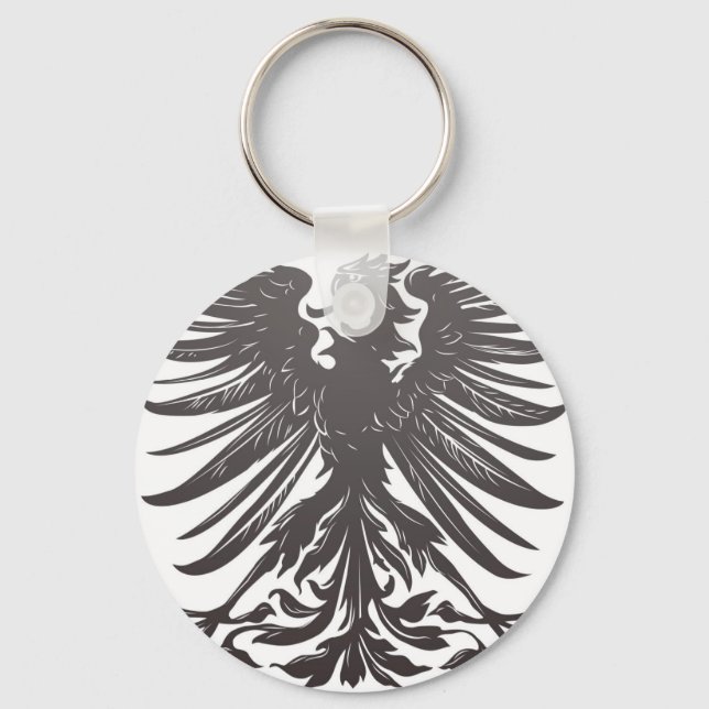 Porte-clés Élément de conception d'aigle impérial (Recto)