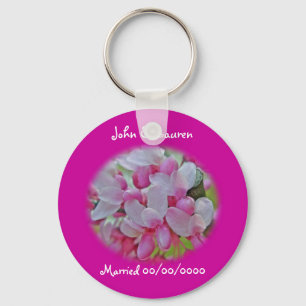 Porte-clés Eléments en fleurs d'arbre de Redbud
