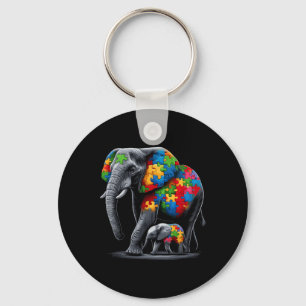 Porte-clés Elephant Sensibilisation sur l'autisme Autisme Mam