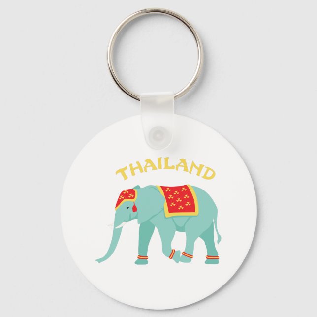 Porte-clés Elephant thaïlandais (Recto)