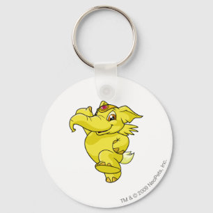 Porte-clés Eléphante jaune