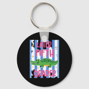 Porte-clés Élève de cinquième année plus tard Alligator migno