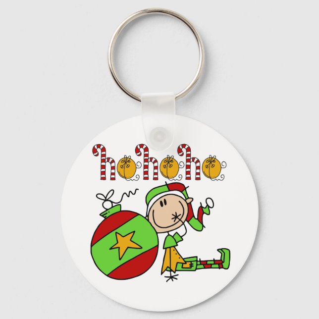 Porte-clés Elfe de Noël (Recto)