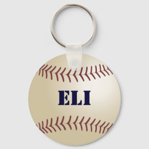 Porte-clés Eli Baseball Keychain by 369MyName