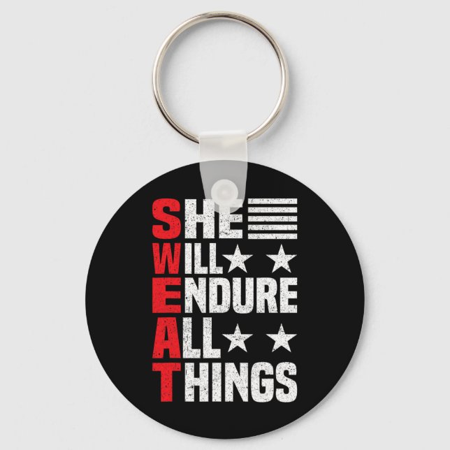 Porte-clés Elle Va Endurer Tout (Recto)