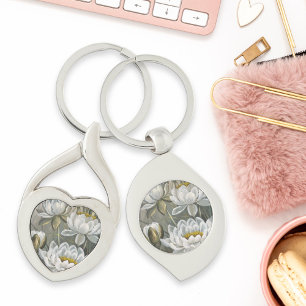 Porte-clés Ellis Rowan Eau Blanche Lys Fleurs Vintages