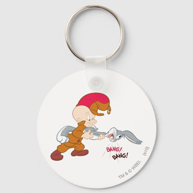 Porte-clés ELMER FUDD™ et BUGS BUNNY™ (Recto)