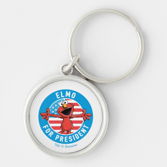 Porte-clés Elmo pour le président - Drapeau (Devant)