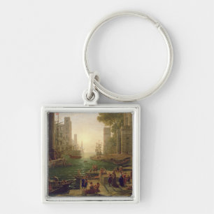 Porte-clés Embarquement de St Paula Romana chez Ostia,