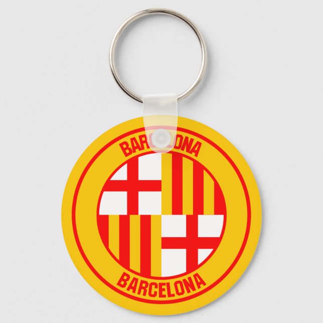 Porte-clés Emblème de Barcelone (Recto)