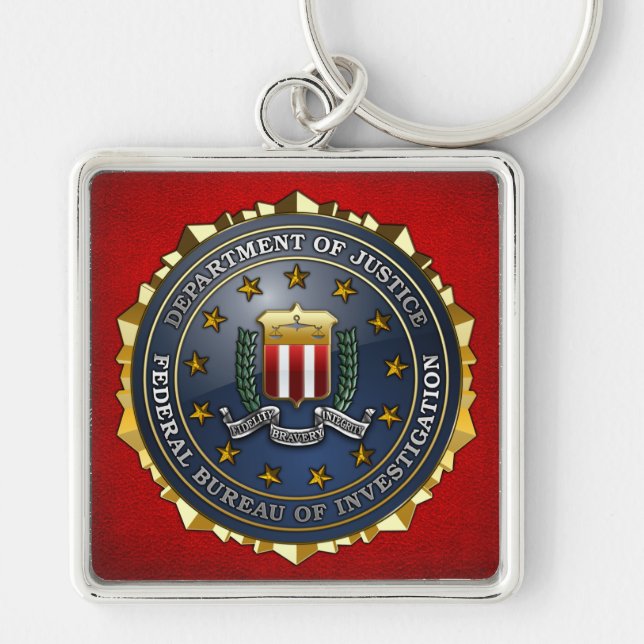 Porte-clés Emblème de FBI (Devant)