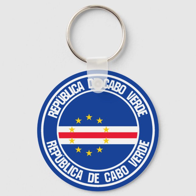 Porte-clés Emblème du Cap-Vert (Recto)