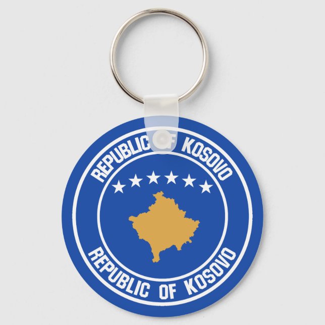 Porte-clés Emblème du cycle du Kosovo (Recto)