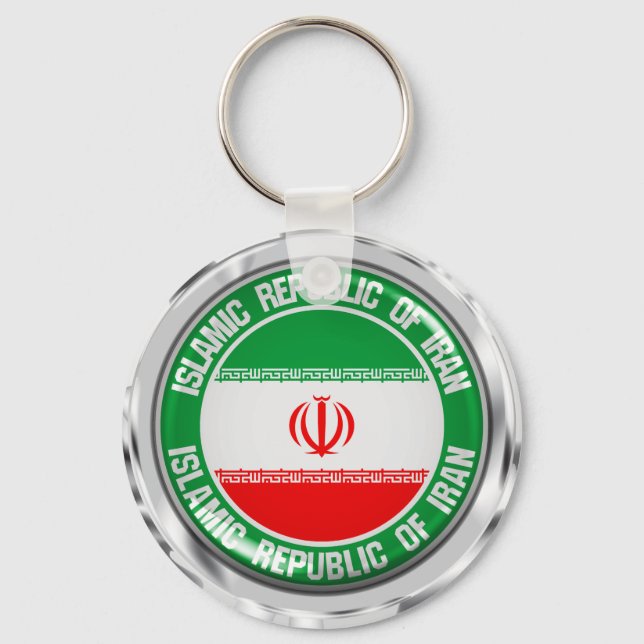 Porte-clés Emblème du cycle iranien (Recto)