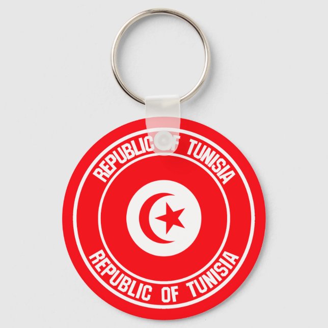 Porte-clés Emblème du cycle tunisien (Recto)