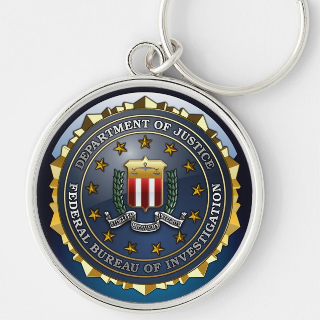 Porte-clés Emblème du FBI (Devant)