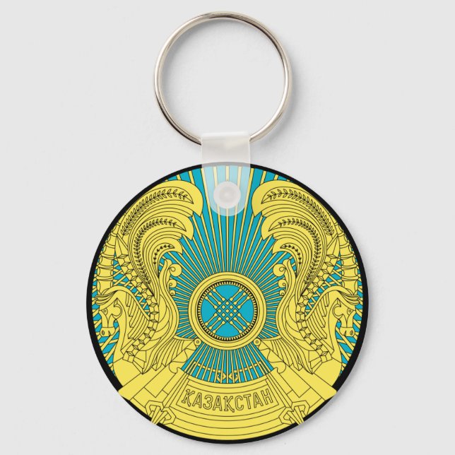 Porte-clés emblème du kazakhstan (Recto)