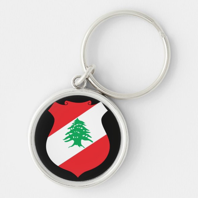 Porte-clés emblème du liban (Devant)