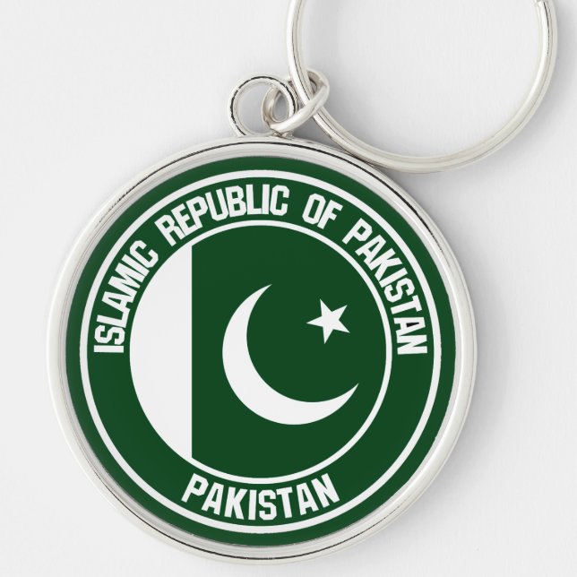Porte-clés Emblème du Pakistan (Devant)