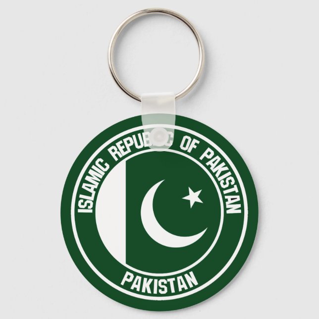 Porte-clés Emblème du Pakistan (Recto)