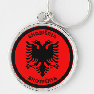 Porte-clés Emblème du patrimoine albanais