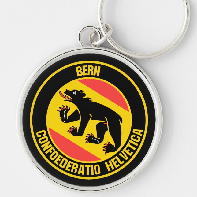 Porte-clés Emblème rond Berne (Devant)